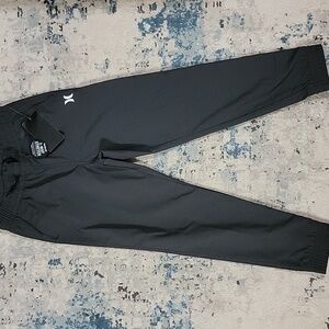 Boy's Hurley H2O-Dri Jogger Pants, Black/Gray, Small, NWT